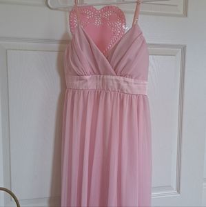 pink Frederick's of Hollywood dress